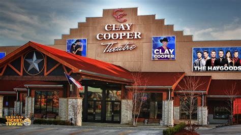 Clay cooper theater - Clay Cooper Theatre. 2,820 Reviews. #1 of 99 Shopping in Branson. Shopping, Gift & Specialty Shops. 3216 W 76 Country Blvd, Branson, MO 65616-3544. Open today: 10:00 AM - 10:30 PM.